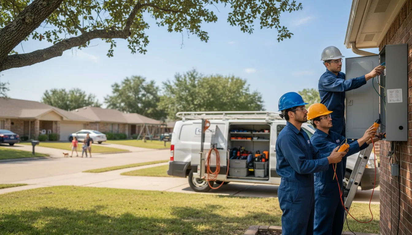 Certified electrician providing emergency electrical services in Webster City, IA